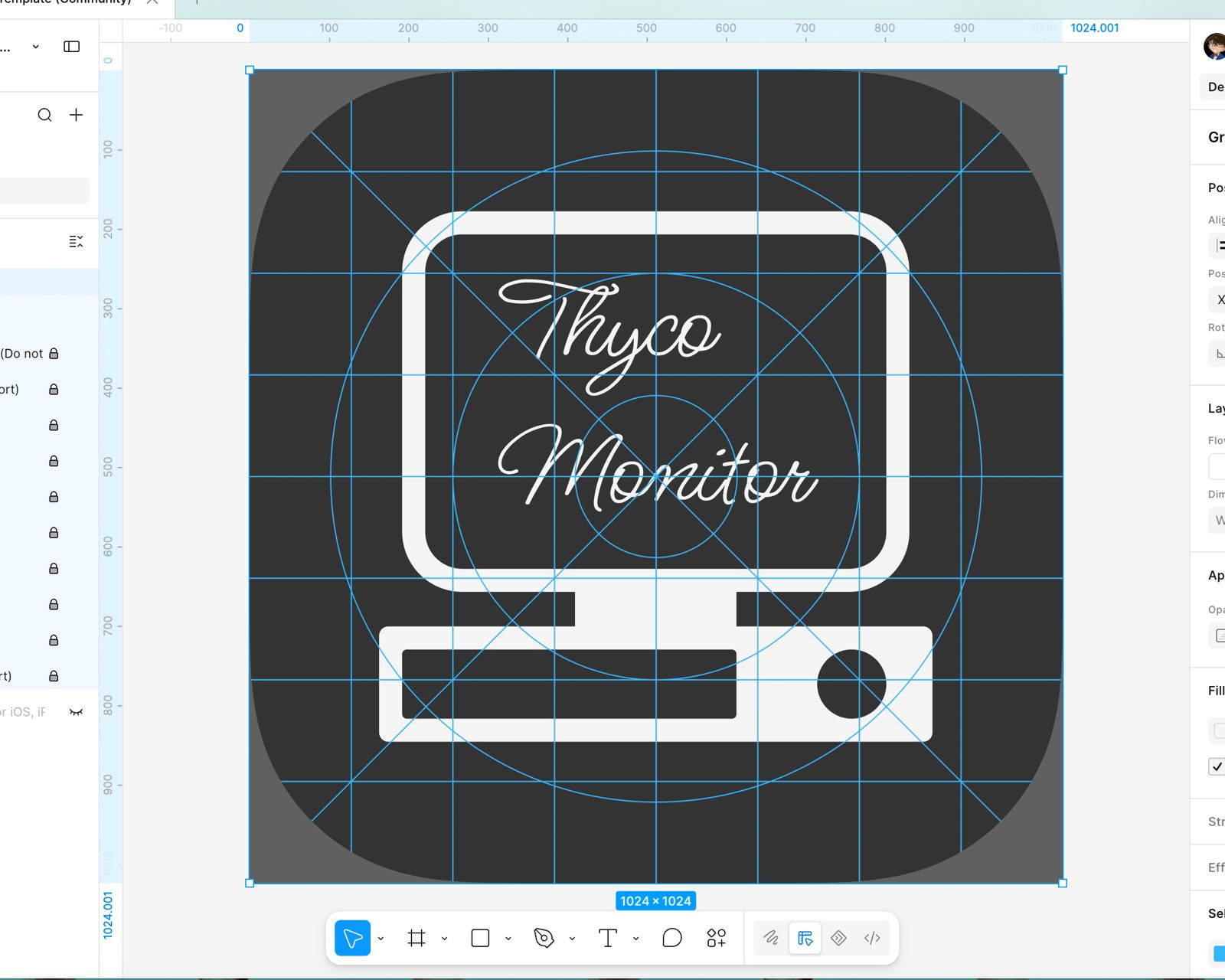 Thyco Monitor 图标设计